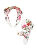 Camilla Kids bow headband set - White