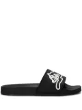 ICECREAM embossed slides - Black