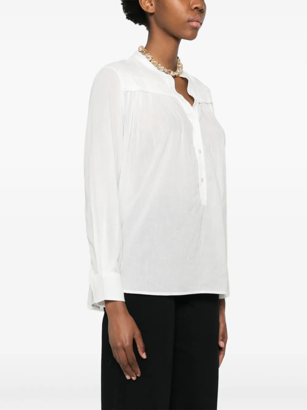 Nili Lotan Katoenen shirt Wit