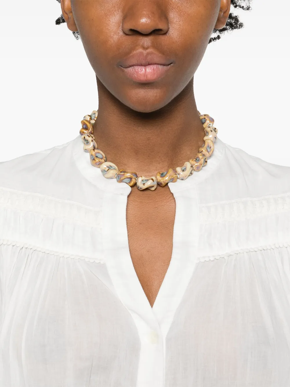 Nili Lotan Katoenen shirt Wit