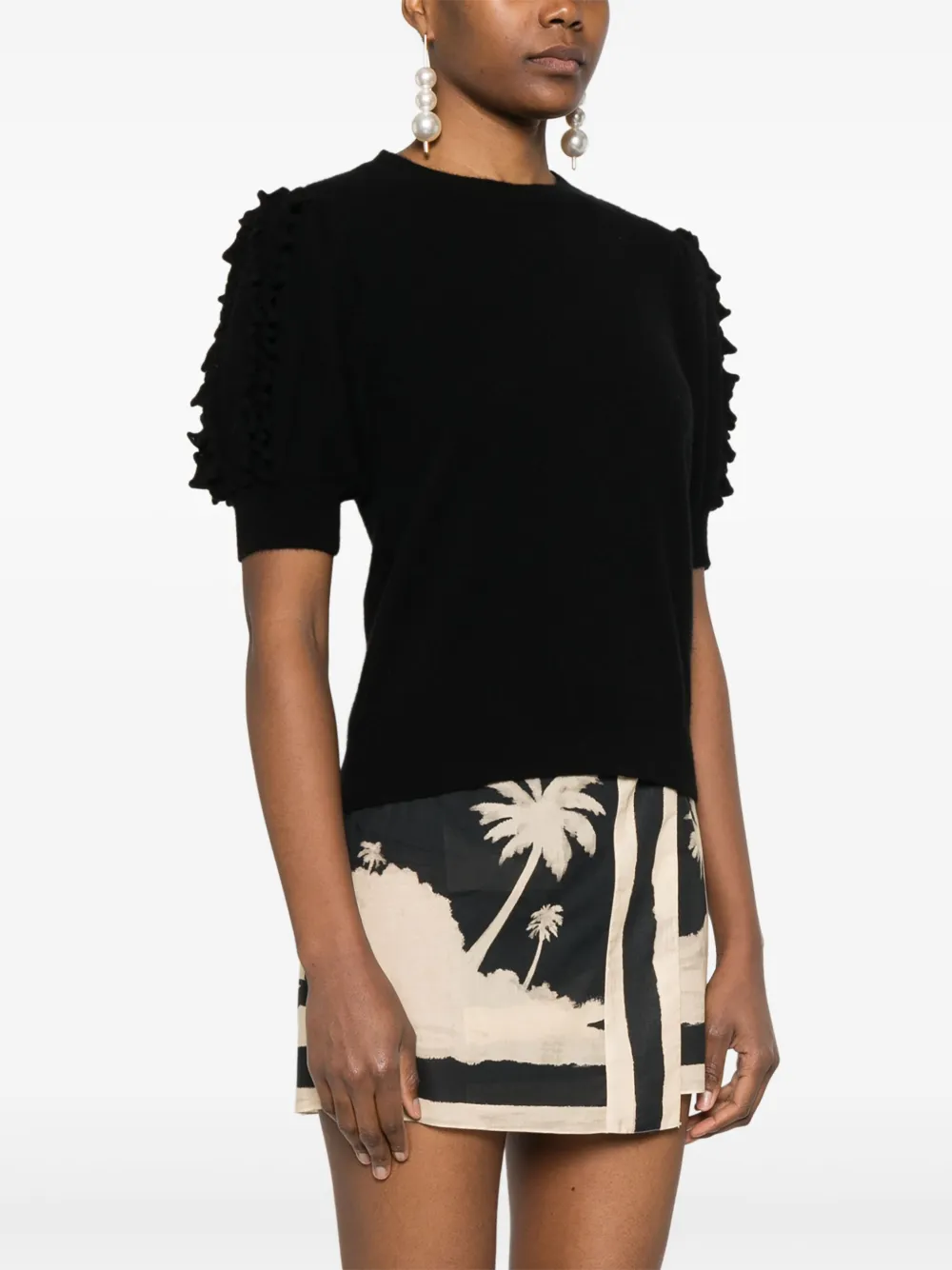 Ulla Johnson Ottilie top Zwart