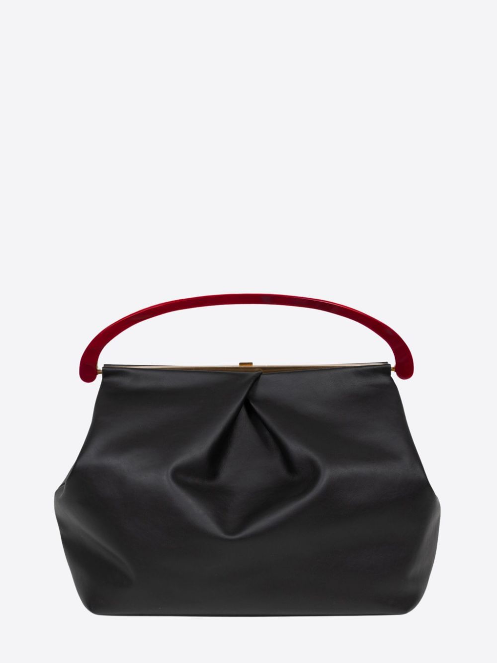 DRIES VAN NOTEN leather top-handle bag - Zwart