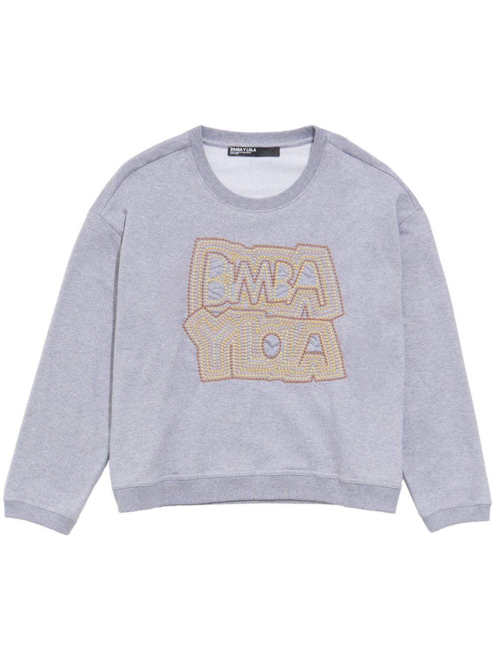 logo-embroidered sweatshirt