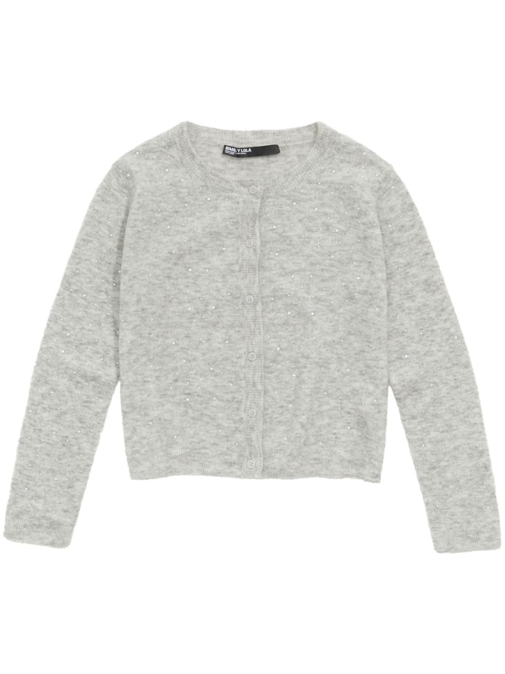 Bimba y Lola rhinestone-embellished cardigan - Grey