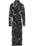 Bimba y Lola tie-dye dress - Black