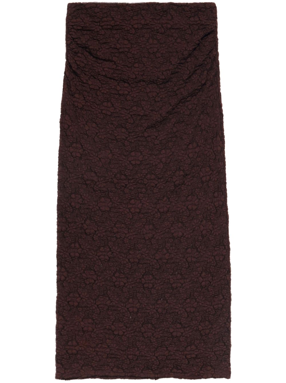 jacquard maxi skirt