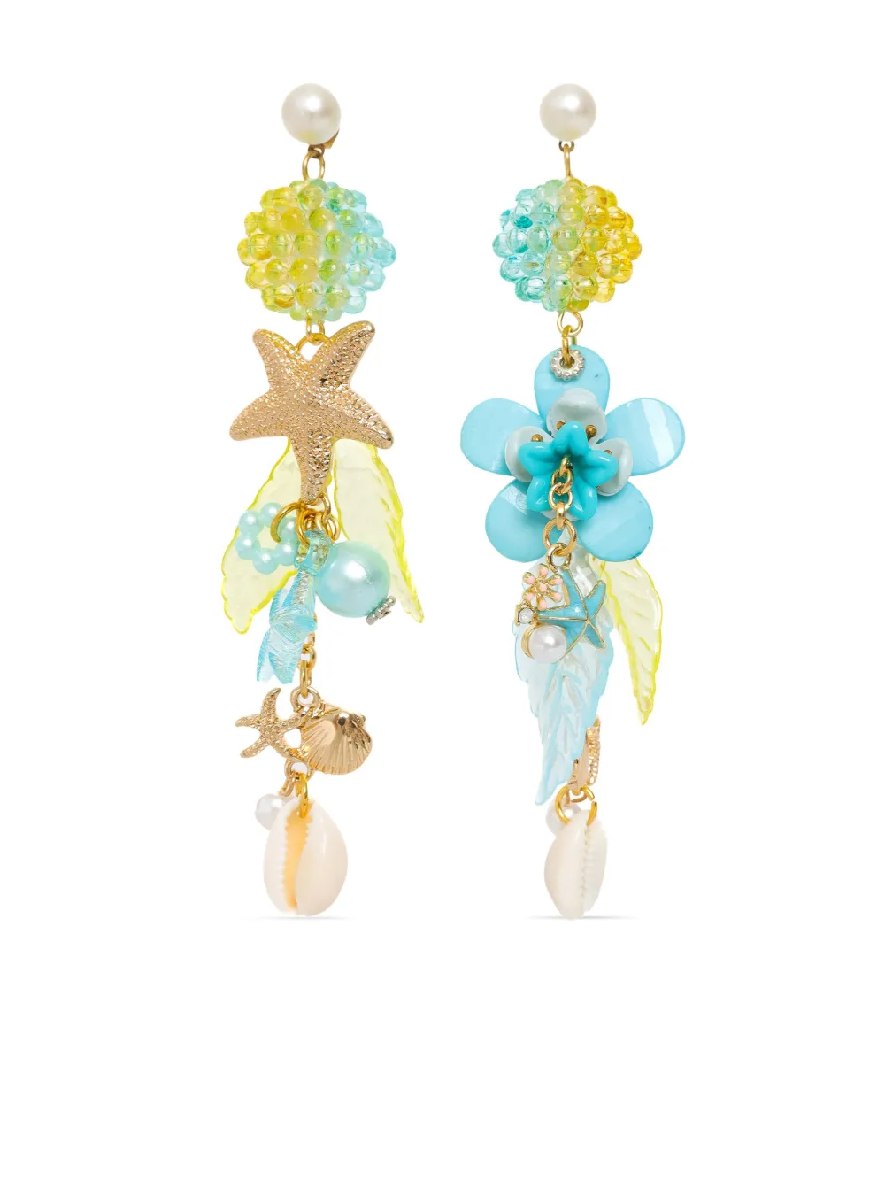 Amir Slama aretes largos Jade de AMIR SLAMA x Jade | dorado | Image 1