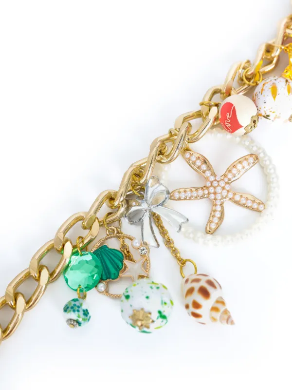 bow-detail bag chain