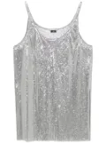 Rabanne mesh tank top - Silver