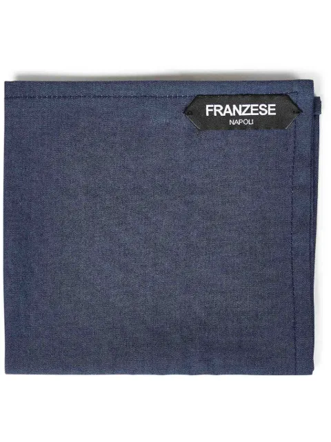 FRANZESE COLLECTION logo-patch pocket square