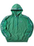 Champion striped-trim hoodie - Green