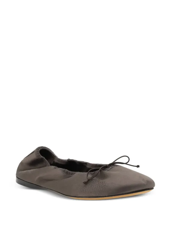 The Row Awar Ballet Flats | Brown | FARFETCH