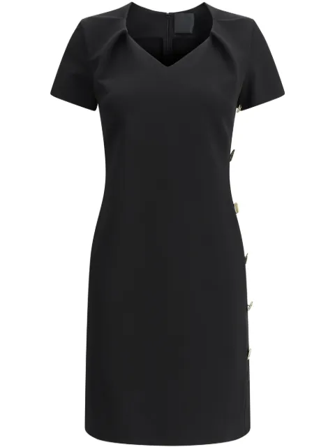 Givenchy button-detail punto-milano mini dress