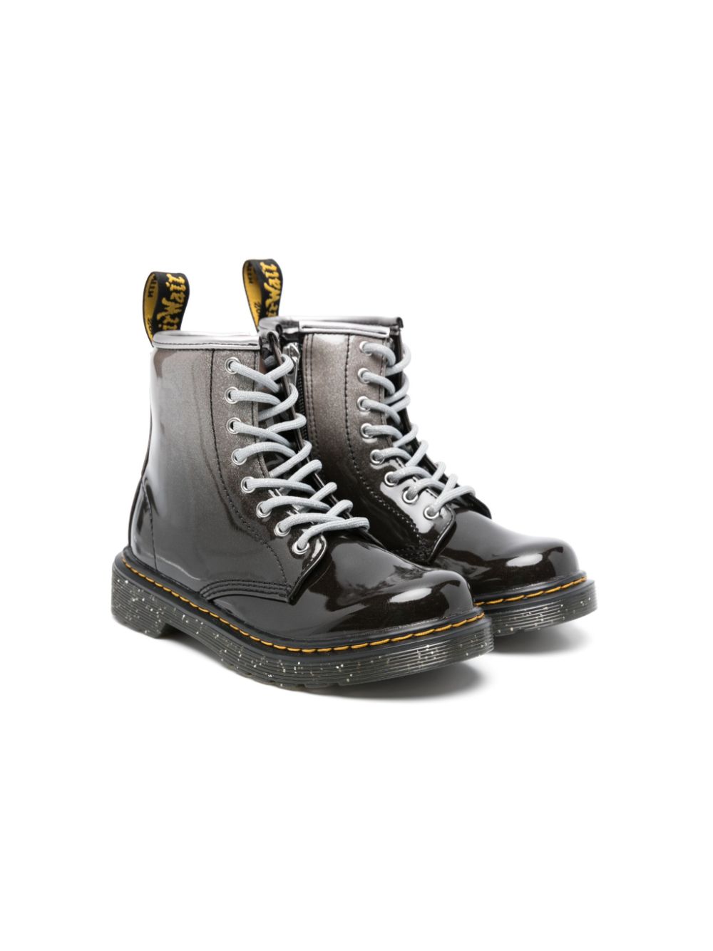 Dr. Martens Kids 1460 glitter enkellaarzen Zwart