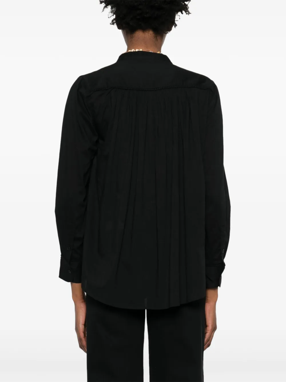 Nili Lotan Katoenen shirt Zwart