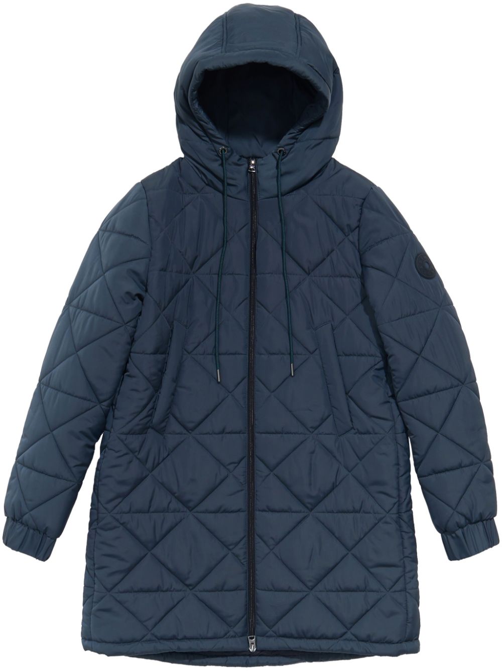 hooded puffer coat