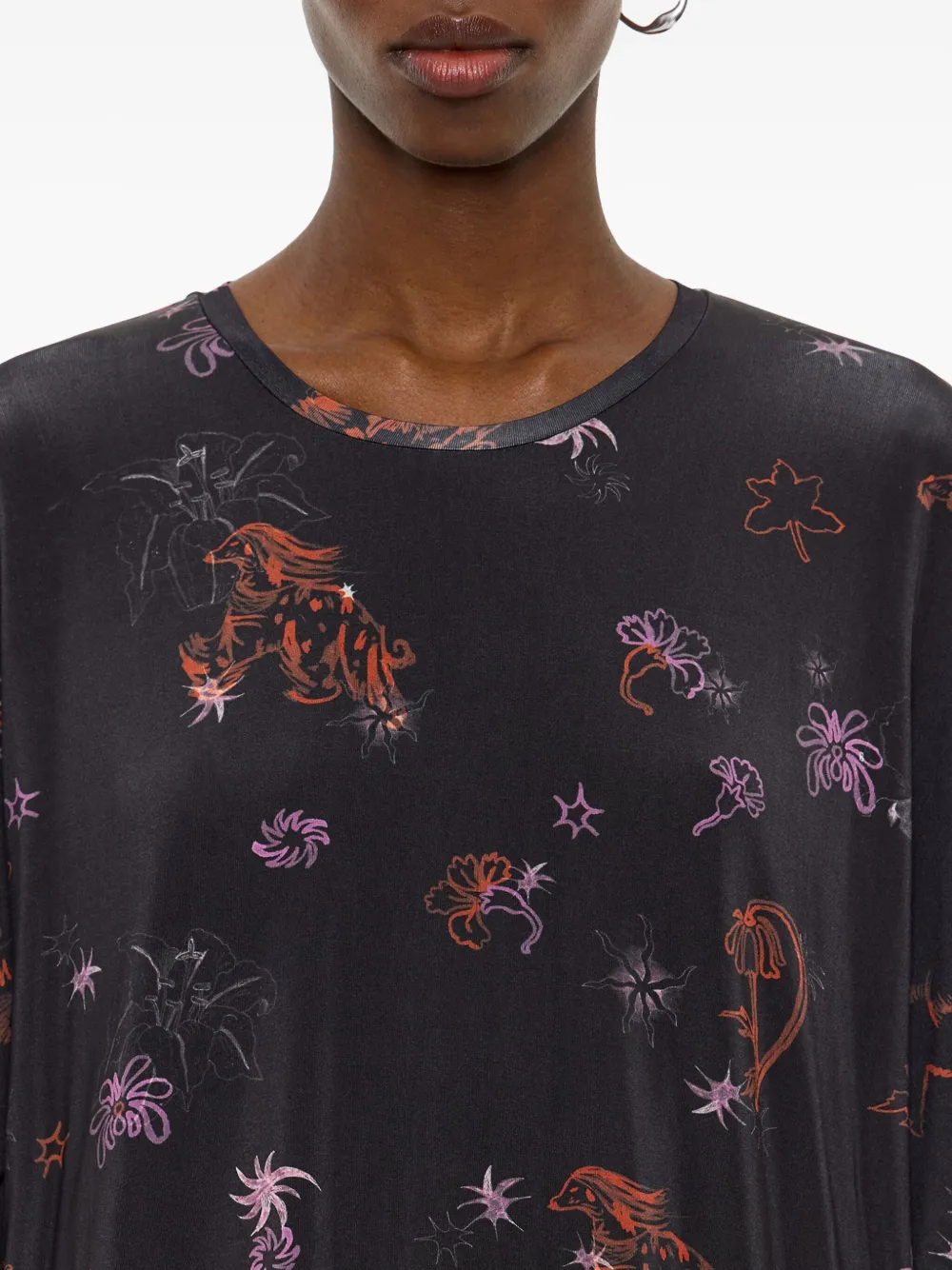 Bimba y Lola T-shirt met grafische print Paars