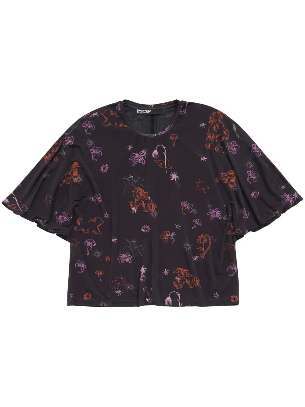 Bimba y Lola T-shirt met grafische print Paars