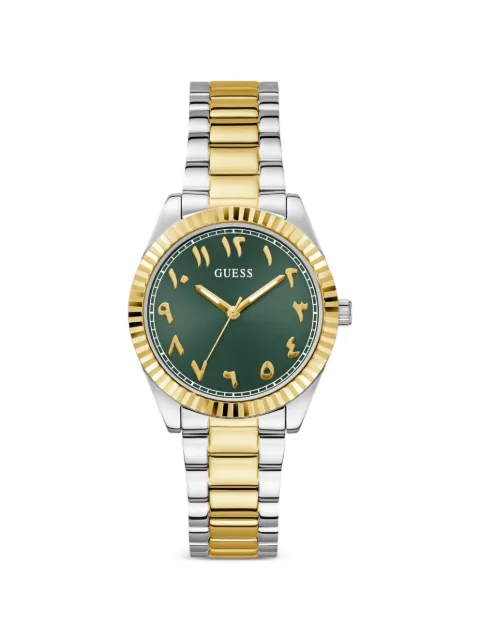 GUESS USA reloj de 36mm con diseño de dos tonos