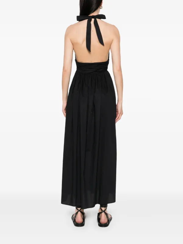 open lace back dress MATTEAU Open Back Plunge Dress