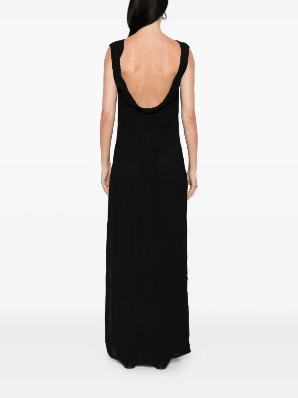 Matteau cowl-back Maxi Dress | Black | FARFETCH