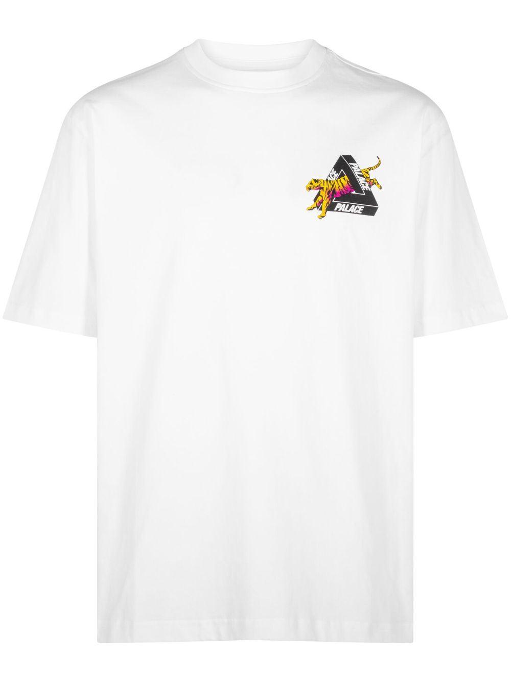 Palace Seoul Exclusive Tiger Tri-Ferg "White" T-shirt Wit