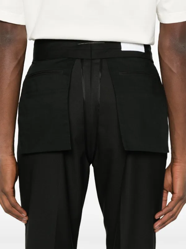 MM6 Maison Margiela インサイドアウト パンツ | ブラック | FARFETCH JP