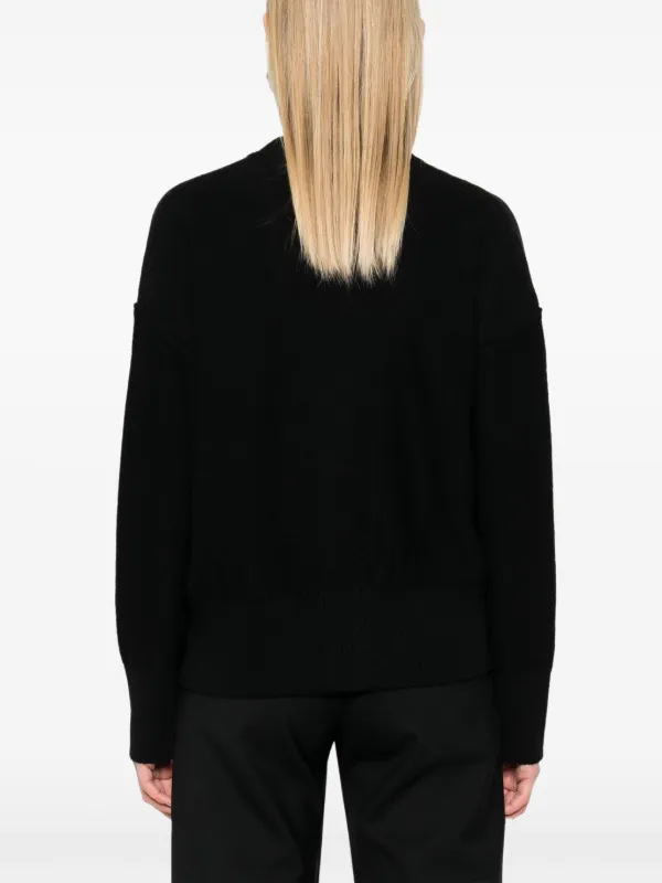 MM6 Maison Margiela cut-out Detailed Cardigan | Black | FARFETCH