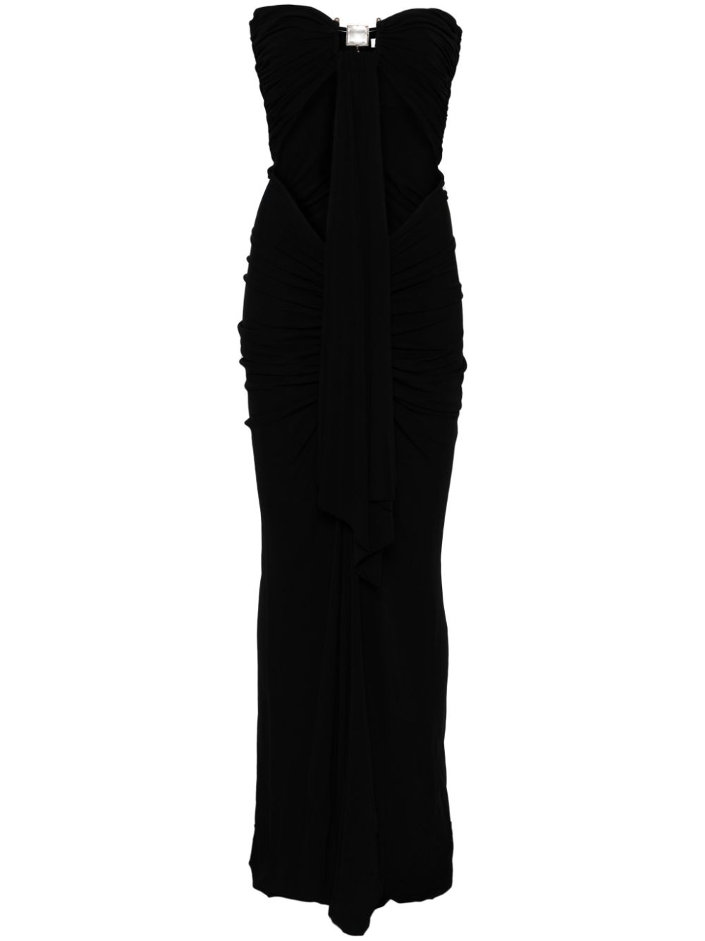 bezel-quartz maxi dress