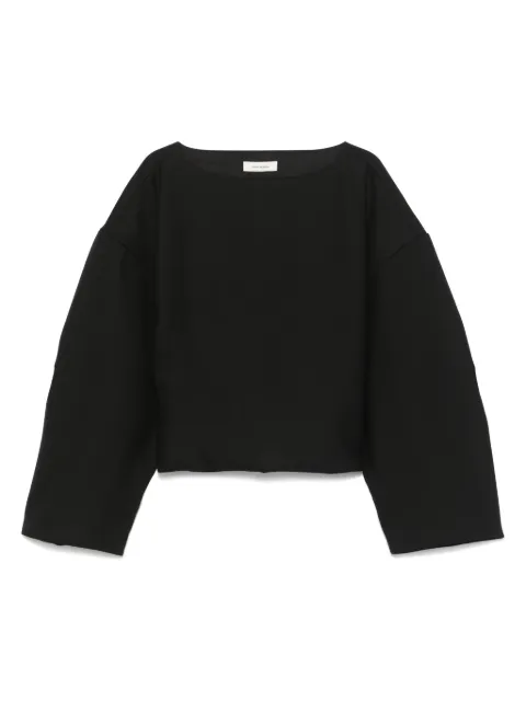 ENTIRE STUDIOS top con cuello redondo