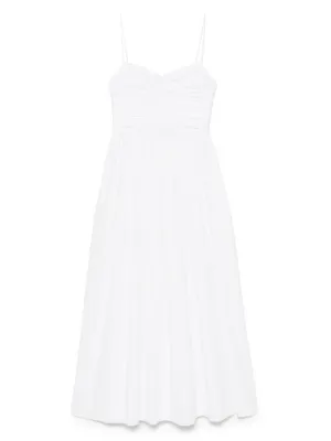 STAUD, Dena Mini Dress in White, Size 8