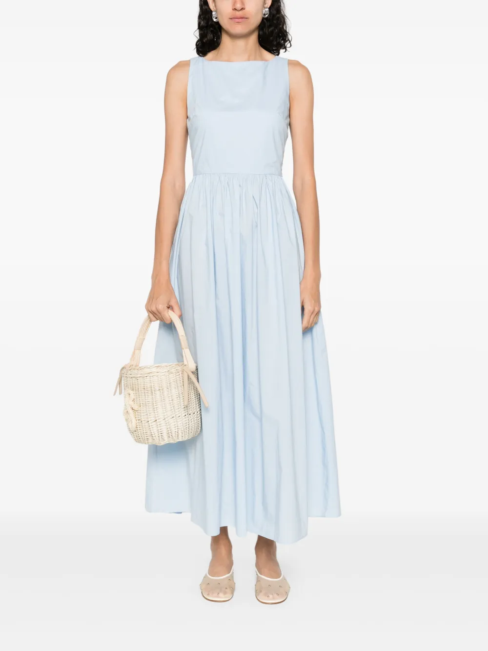 Matteau crew neck dress - Blauw