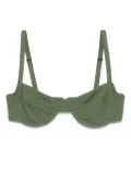 Matteau Balconette bikini top - Green