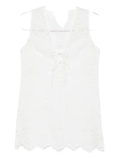 Matteau broderie anglaise mini dress