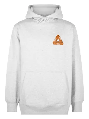 Palace Tri-Dart logo-print Hoodie | Grey | FARFETCH