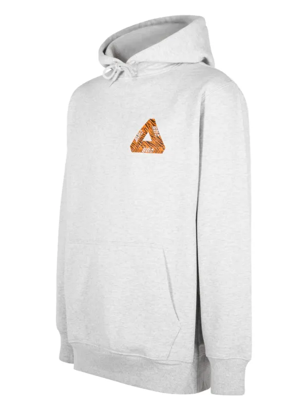 Palace Seoul Exclusive Tri-Ferg Hoodie | Grey | FARFETCH GE