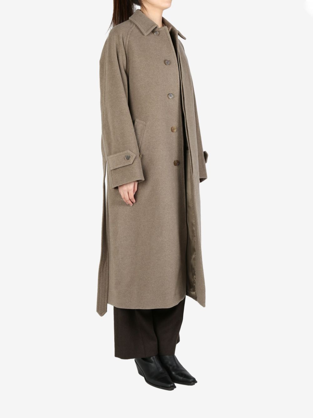 Auralee merino wool coat - Beige