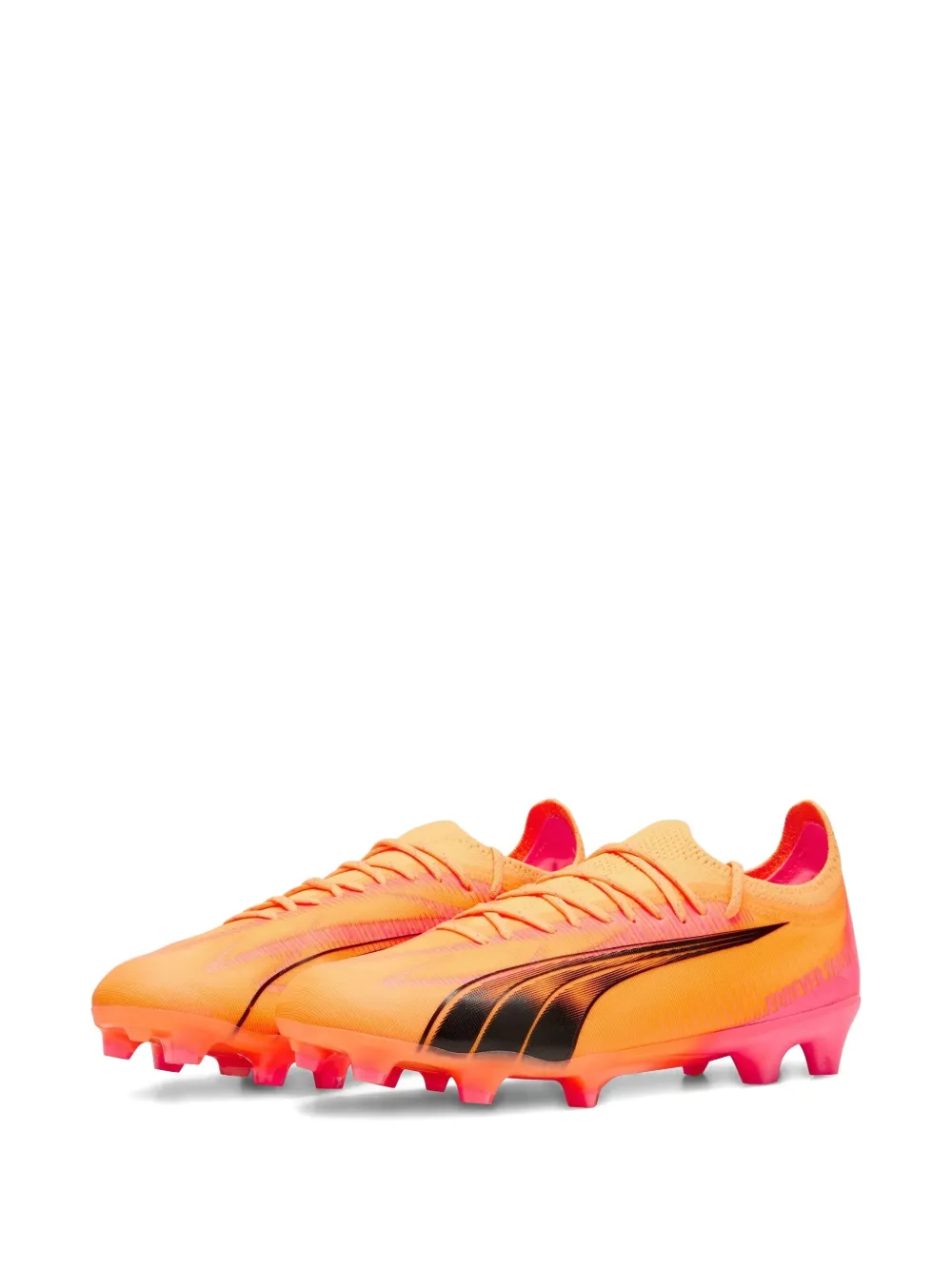 PUMA Ultra Ultimate FG AG "Sun Stream" sneakers Orange