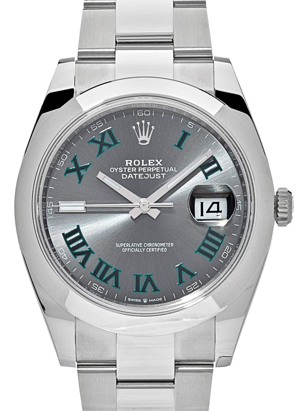 Rolex 2021 pre-owned Datejust horloge - Groen