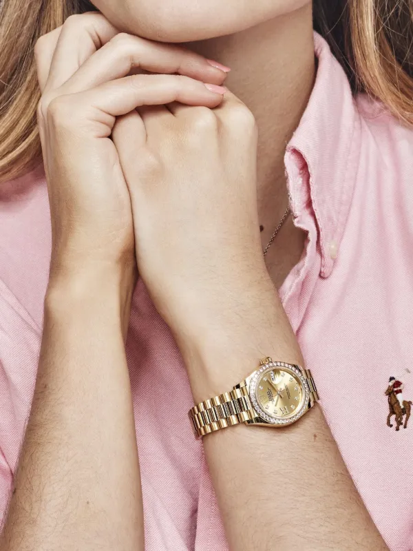 Rolex 2022 未使用 レディ デイトジャスト 28mm | ゴールドトーン