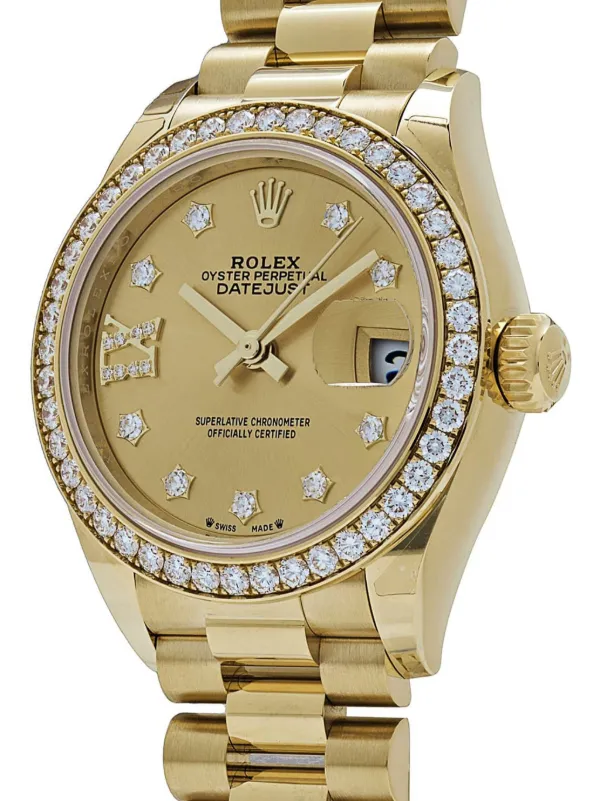 Rolex 2022 未使用 レディ デイトジャスト 28mm | ゴールドトーン