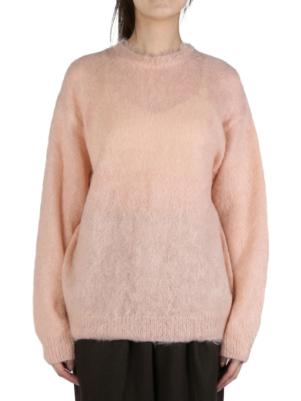 brushed-effect sweater