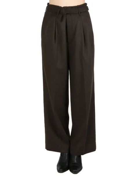 Auralee belted trousers