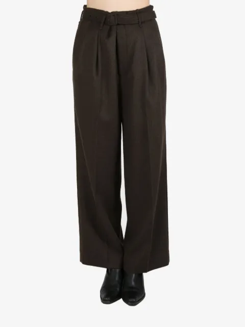 Auralee belted trousers