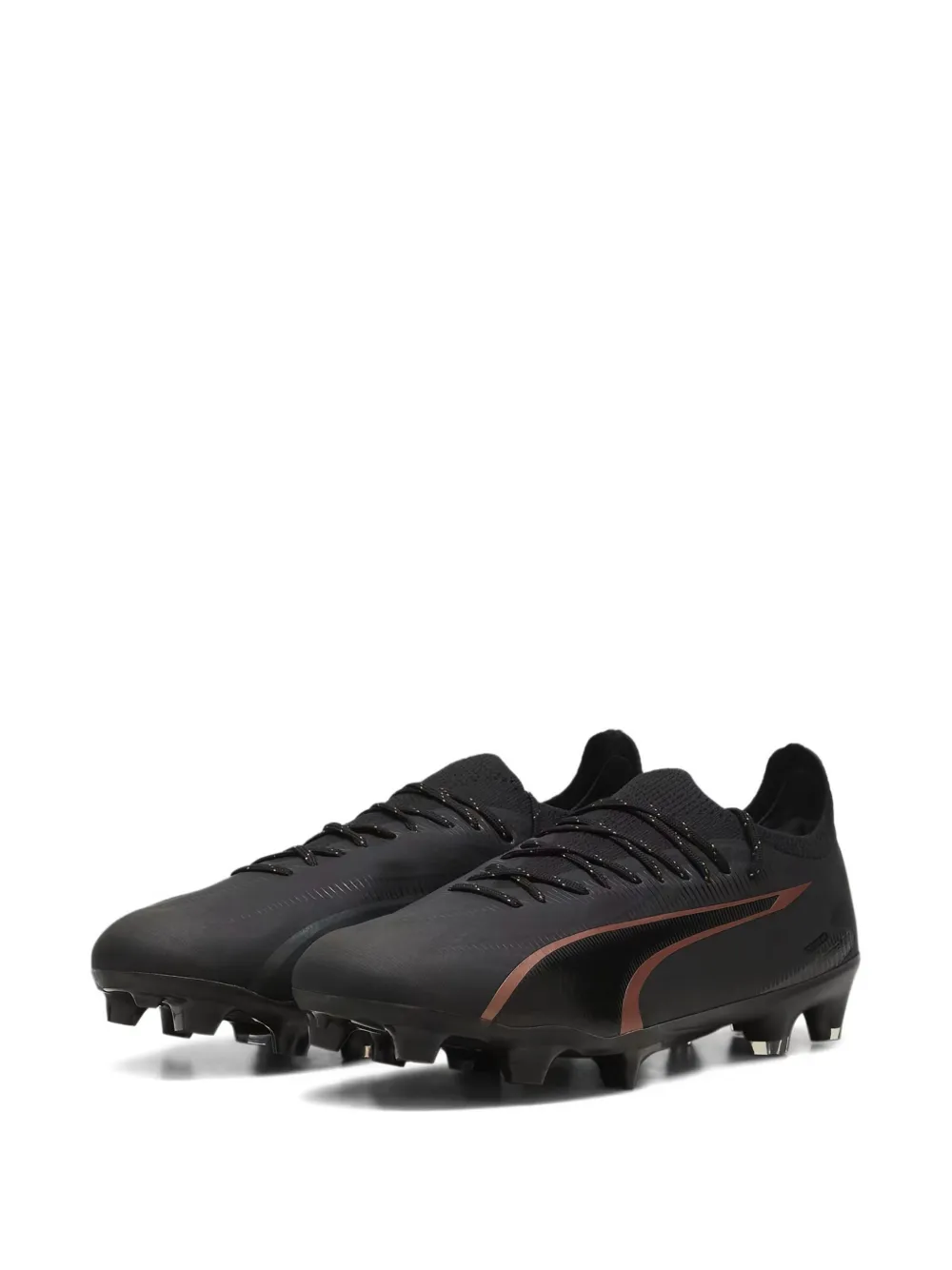 Puma Ultra Ultimate "black/copper Rose" Sneakers In Black