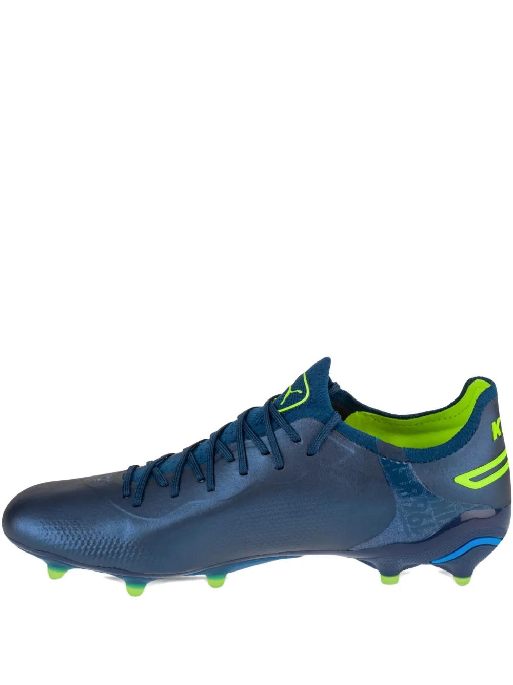 PUMA King Ultimate "Persian Blue White Pro Green" sneakers