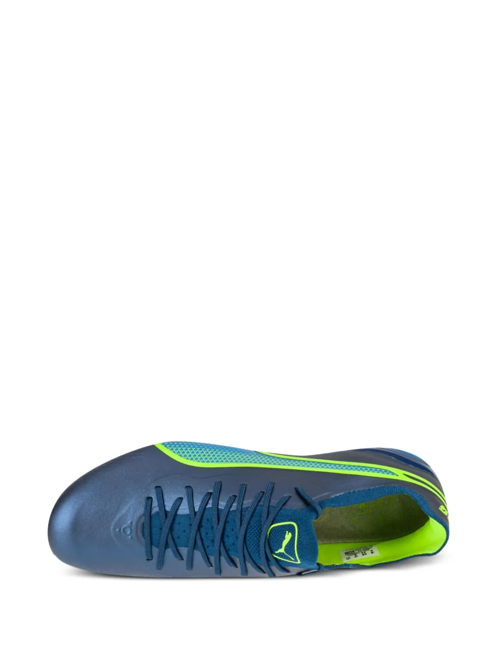 PUMA King Ultimate "Persian Blue White Pro Green" sneakers Blauw