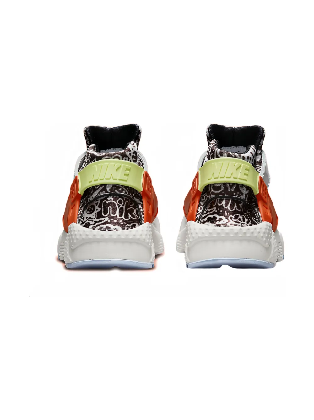 Nike Huarache Run Se "doodle" Sneakers In Multi