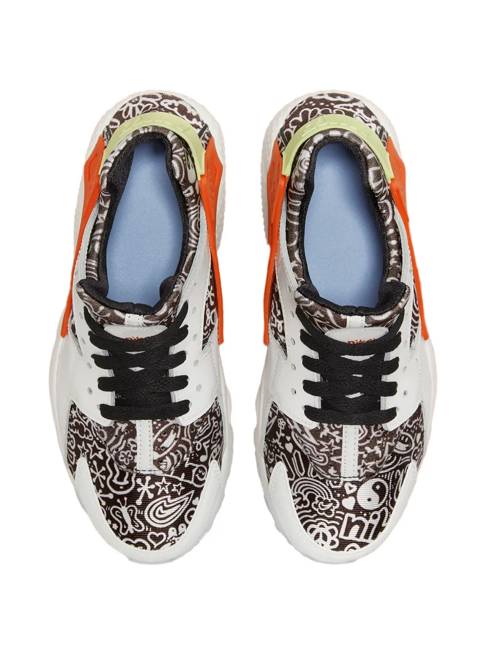 Nike Kids Huarache Run SE "Doodle" sneakers Bruin