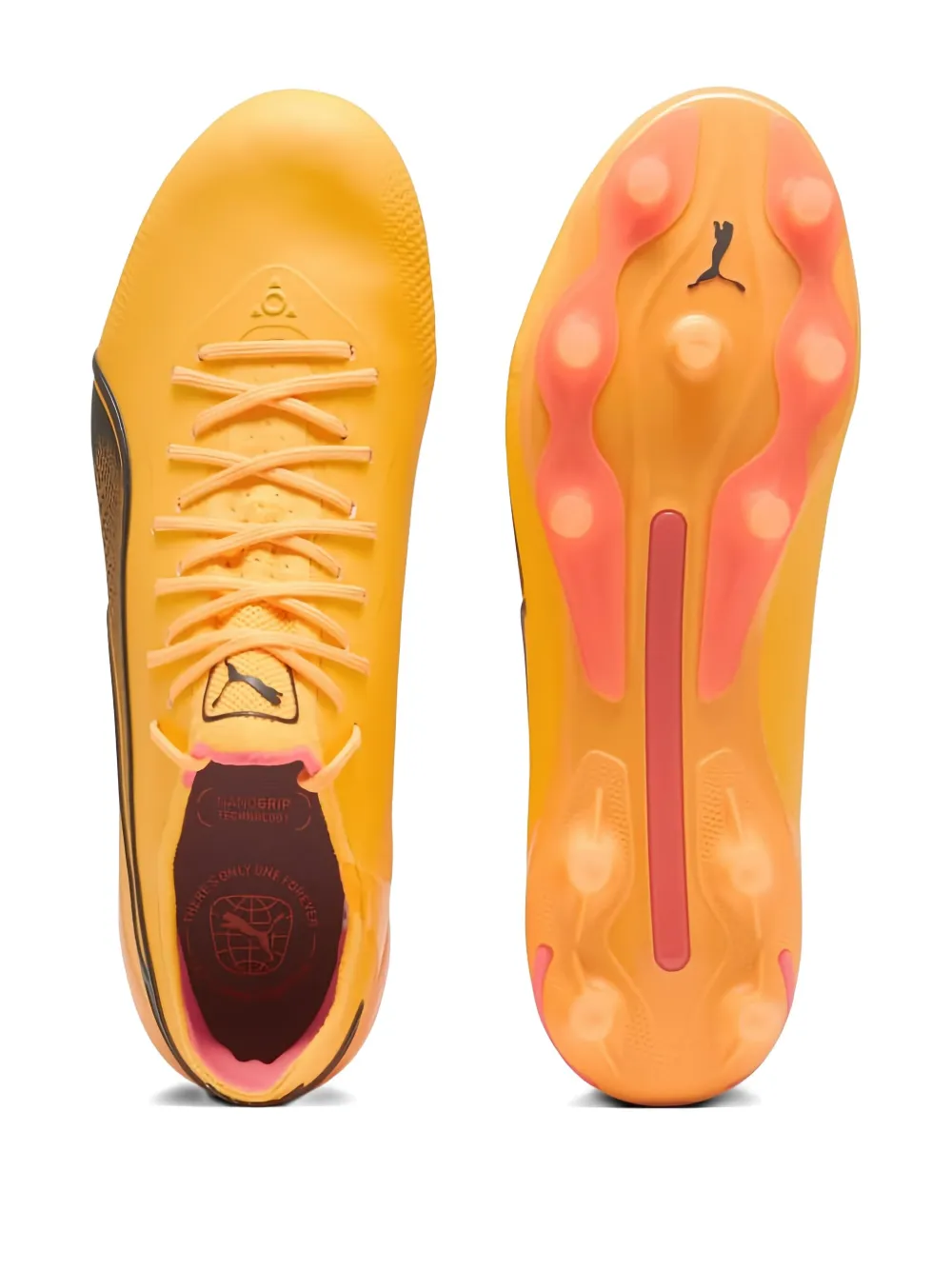 PUMA King Ultimate FG AG "Forever Faster Pack" cleats Orange